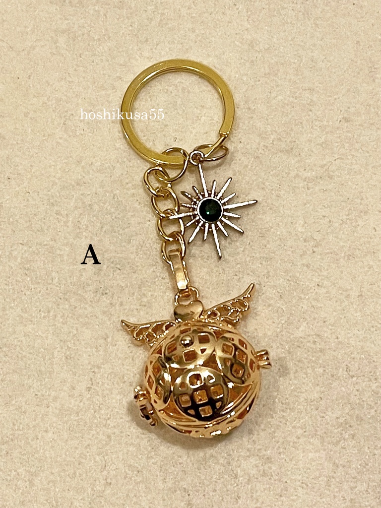 金のスニッチのキーリング/4寮カラー