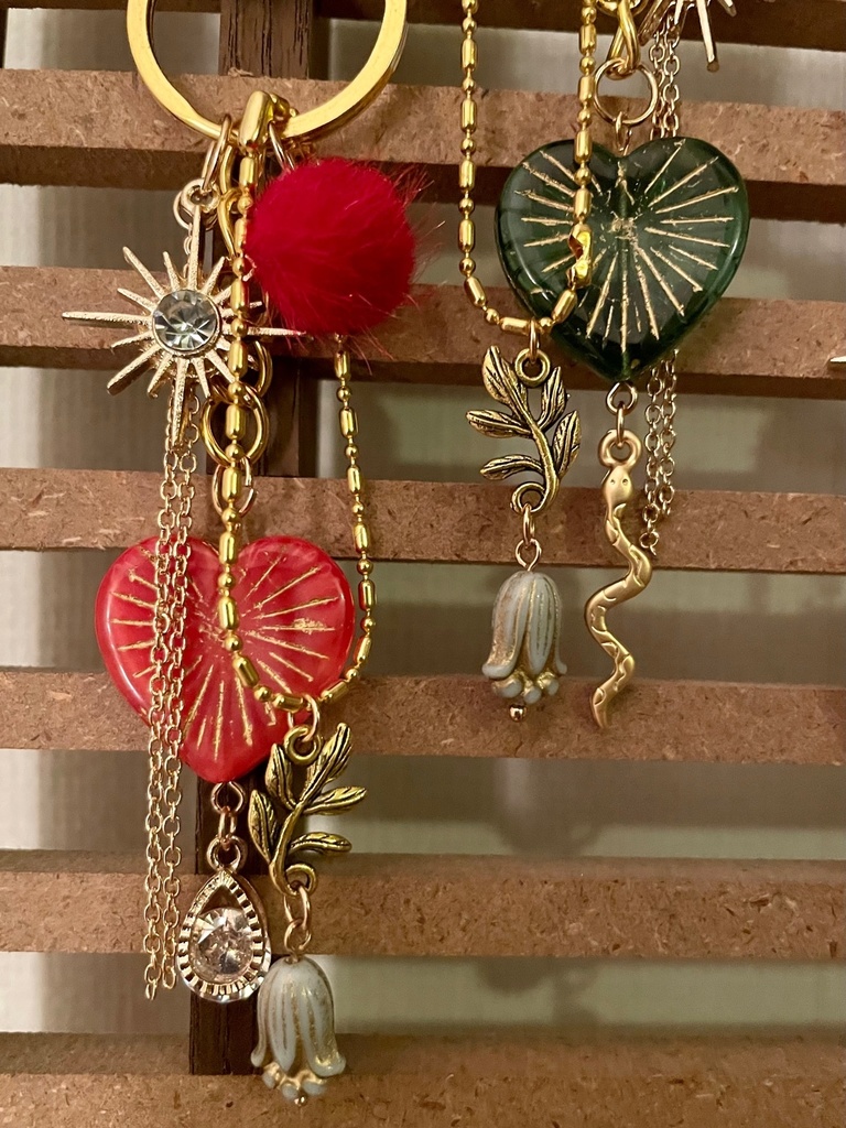 ホグワーツ バレンタイン キーリング/4寮カラー