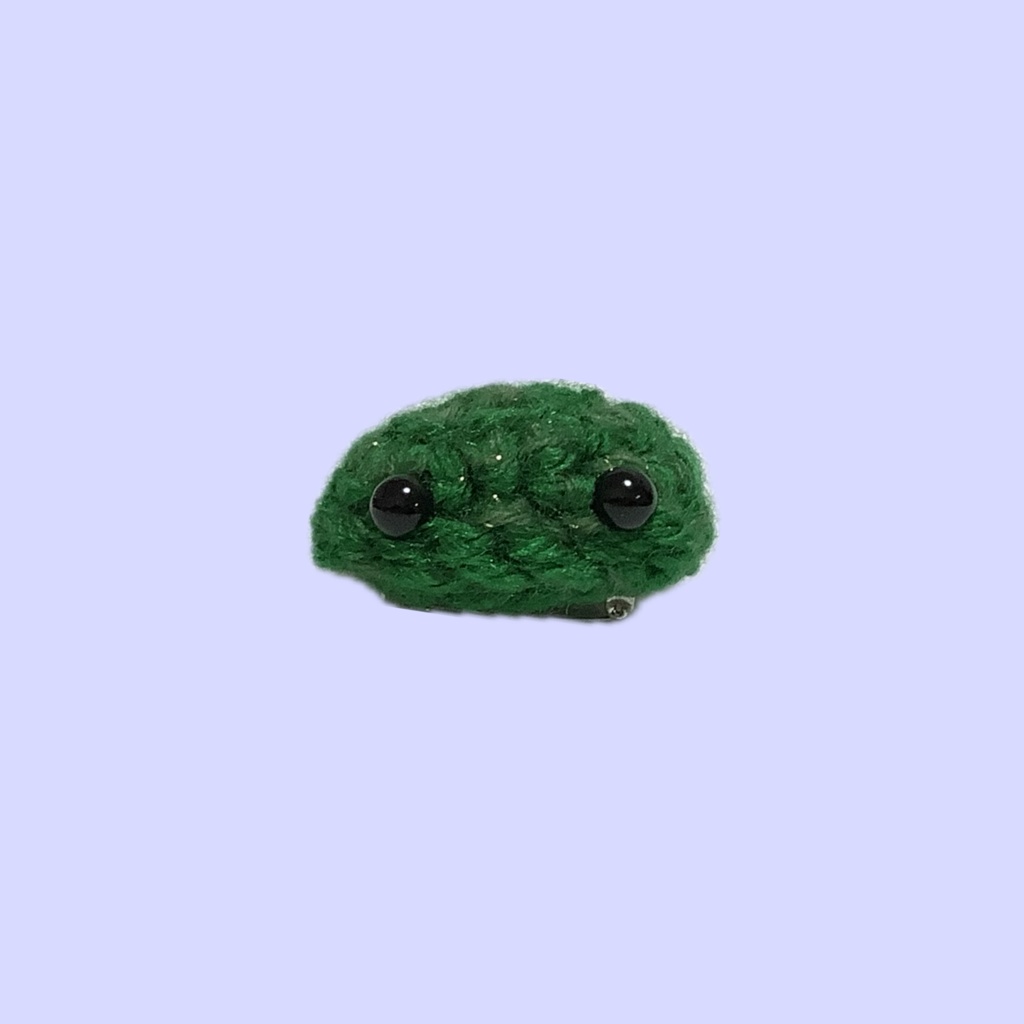 どらごんの種ブローチ【しんりょく】