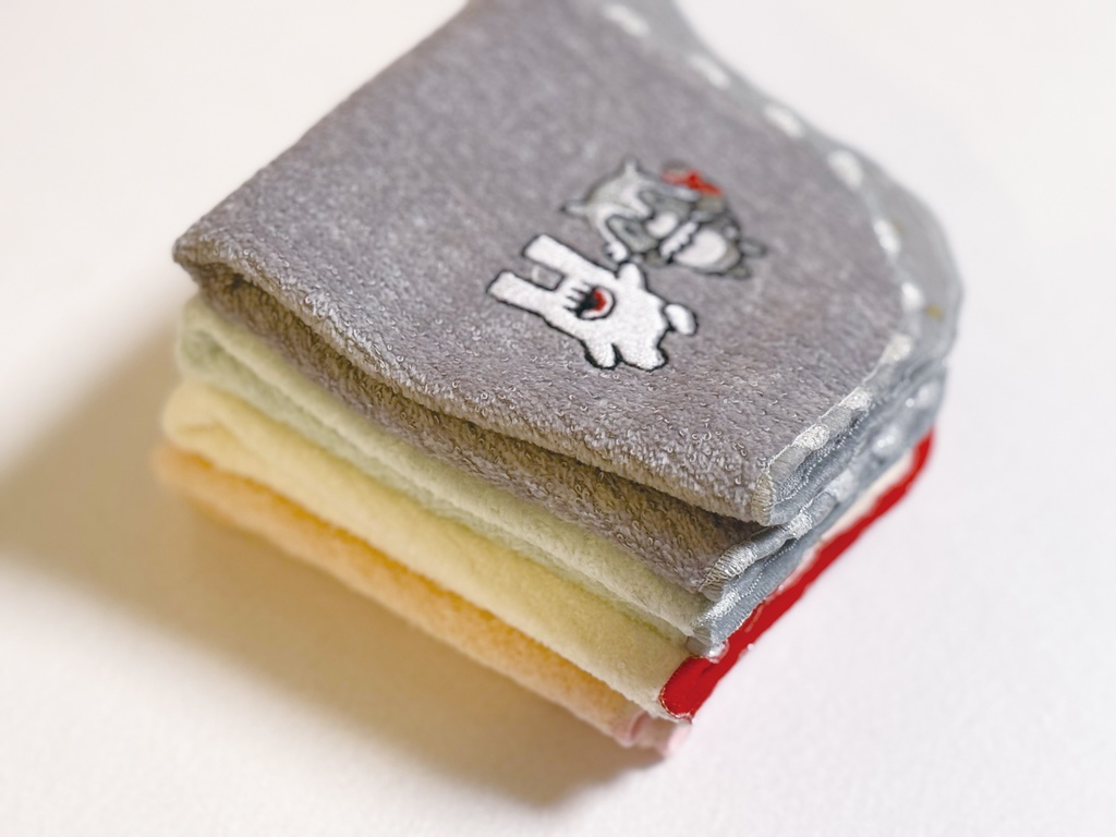 【非公式】【受注】もちもち&あらいぐまタオルハンカチ