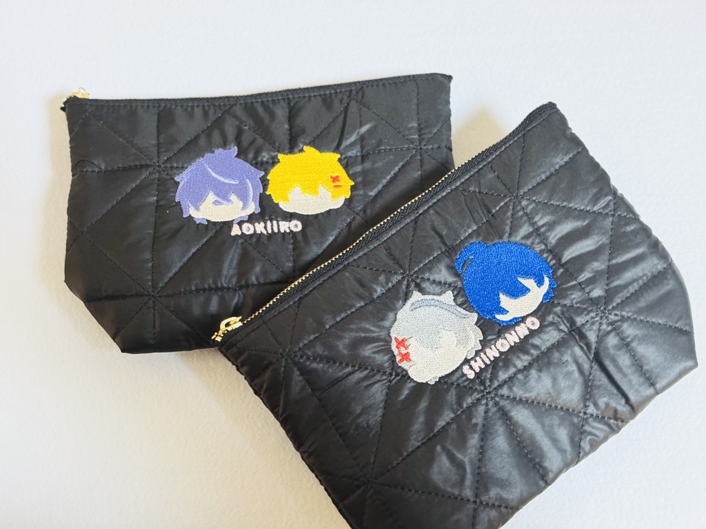 【非公式】【受注】ナイロンキルトポーチ