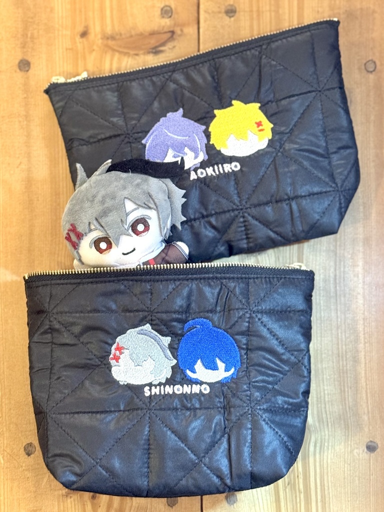 【非公式】【受注】ナイロンキルトポーチ