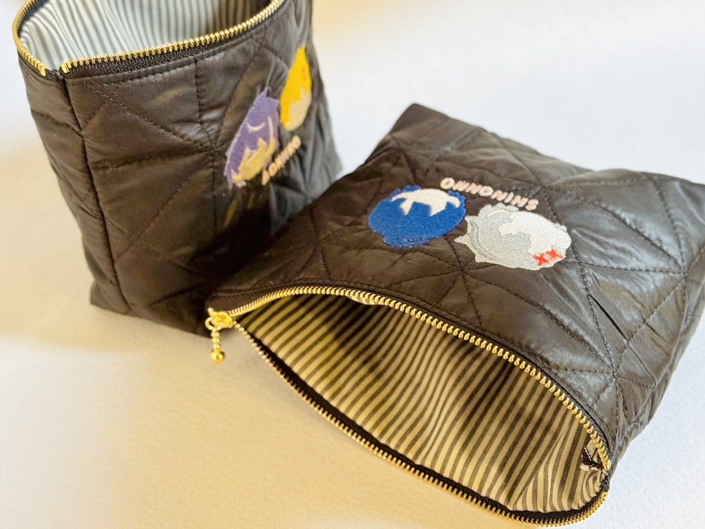 【非公式】【受注】ナイロンキルトポーチ