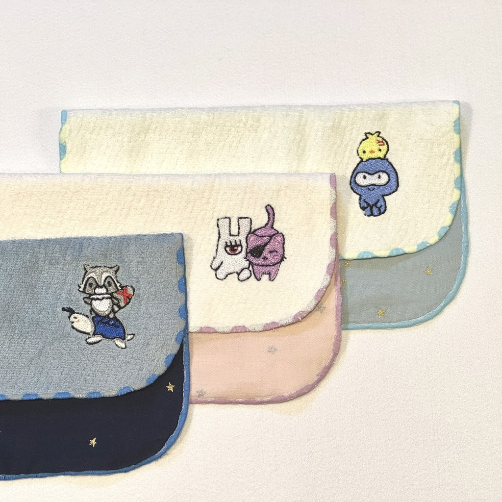 【非公式】【受注】アニマルペア タオルハンカチ