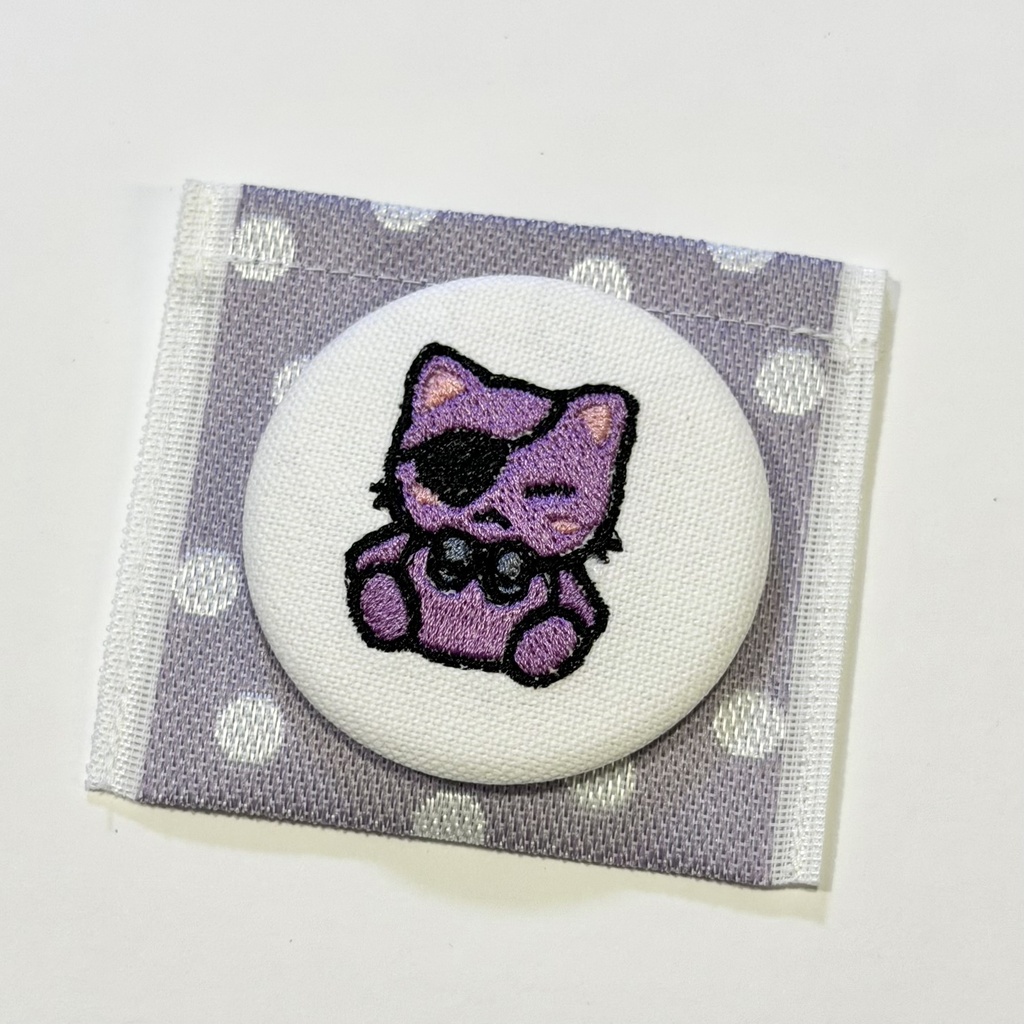 【非公式】【受注】刺繍缶ミラー