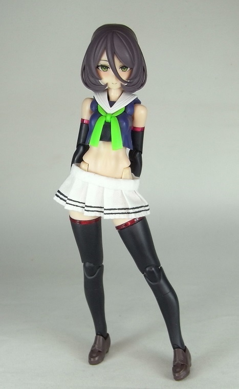 1/12サイズ布スカート ローウエストスカート2重線