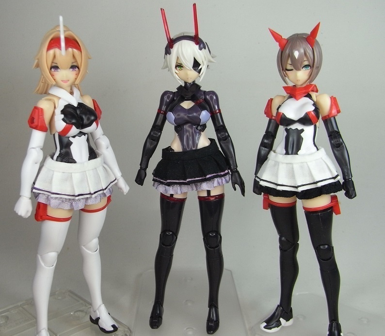 1/12サイズ 布スカート ローウエストスカート 裾レース&ライン入り