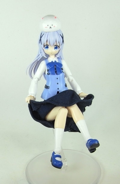 1/12サイズ布スカート フレアースカート セミロング