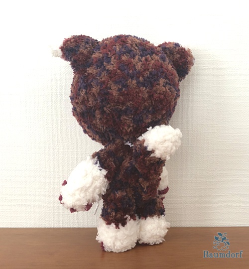 まだら+ネコ(白赤紫)