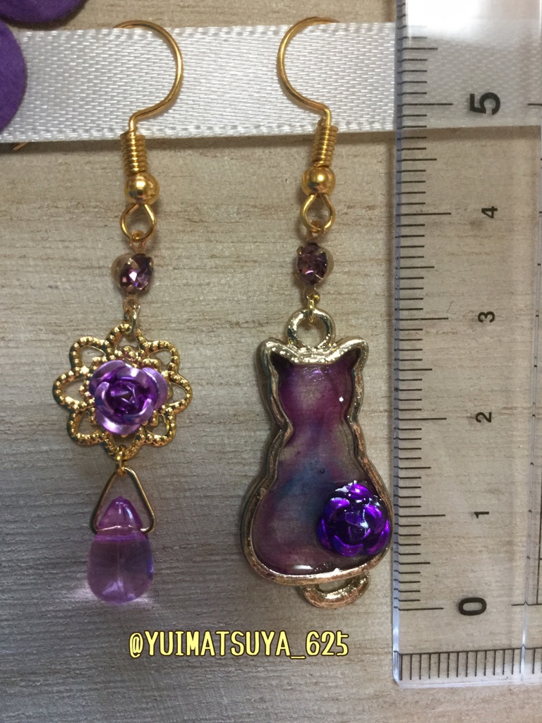 ☆松ピアス☆ 妖怪松 猫又①