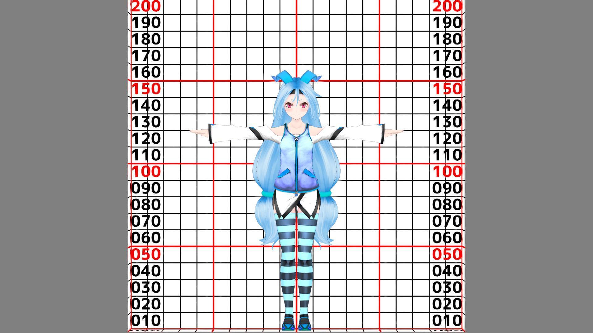身長が測れそうなGLB形式の3Dオブジェクト - 120byte - BOOTH