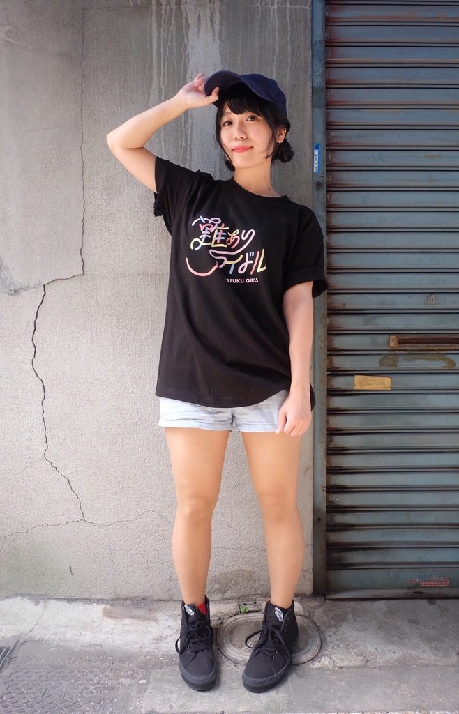 難ありアイドルTシャツ(白・黒)