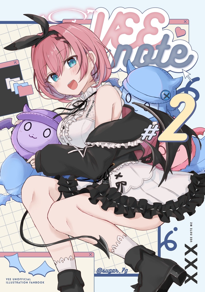 C105発行イラスト本　VEE-note#2