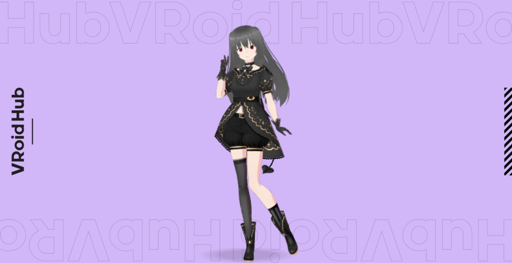 【オリジナル3Dモデル】イルム VRChat用