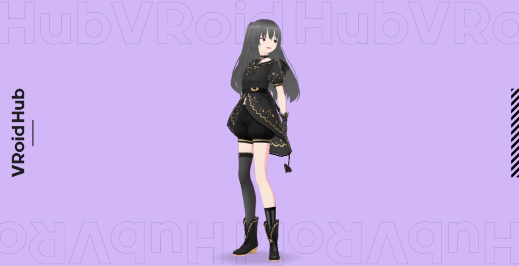 【オリジナル3Dモデル】イルム　VRChat用