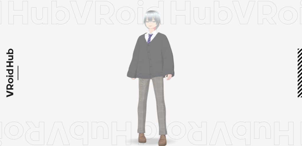 【オリジナル3Dモデル】真白 Vtuber配信用