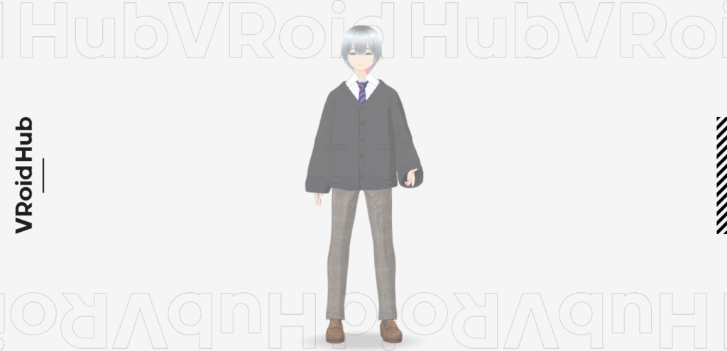 【オリジナル3Dモデル】真白 Vtuber配信用