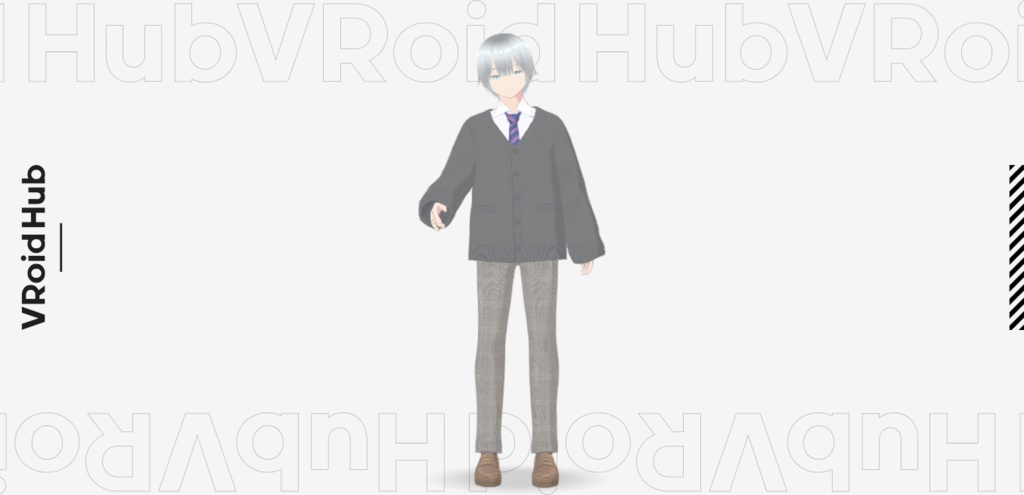 【オリジナル3Dモデル】真白 Vtuber配信用