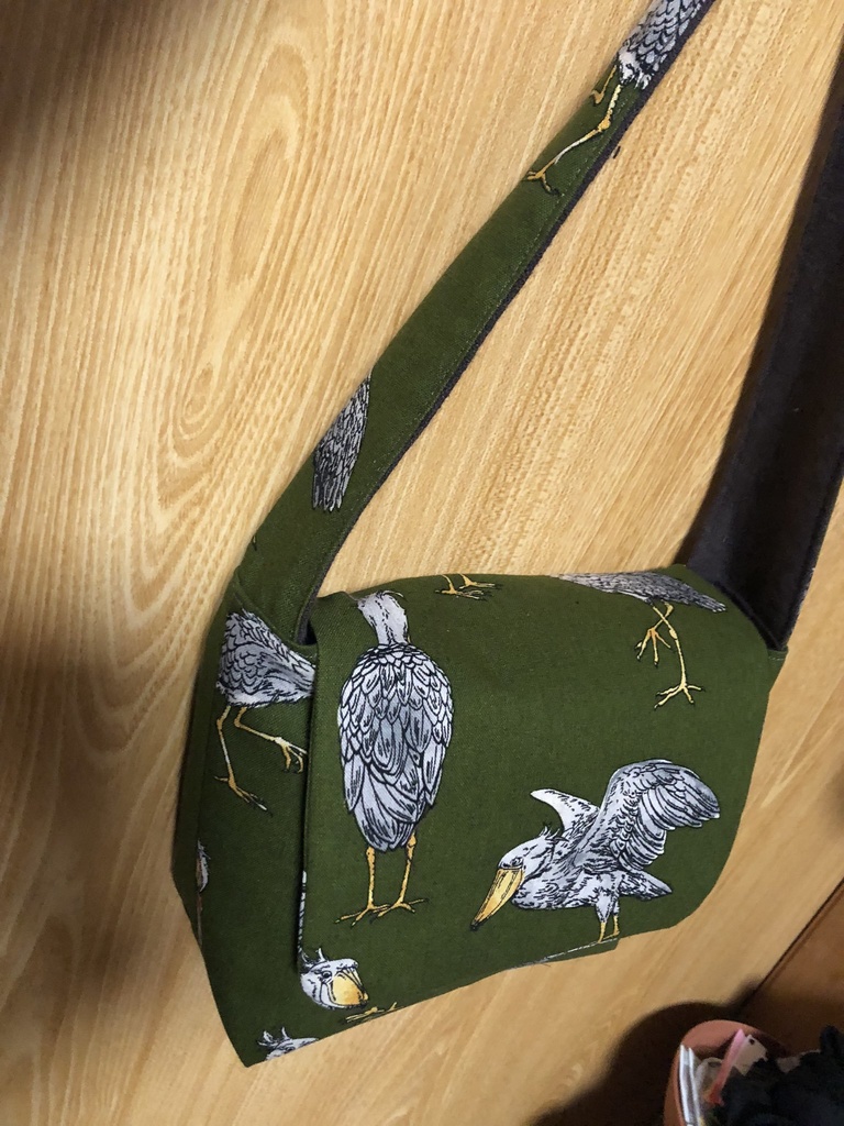 ミニメッセンジャーバッグ ハシビロコウ