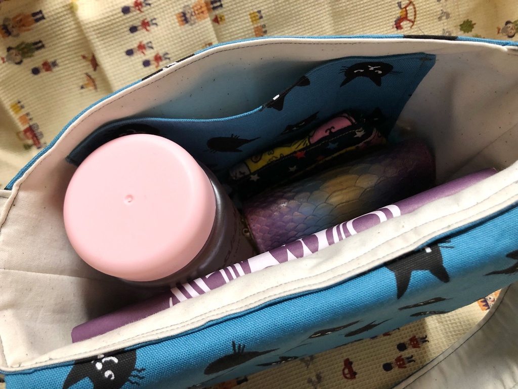 ミニメッセンジャーバッグ ピンク猫