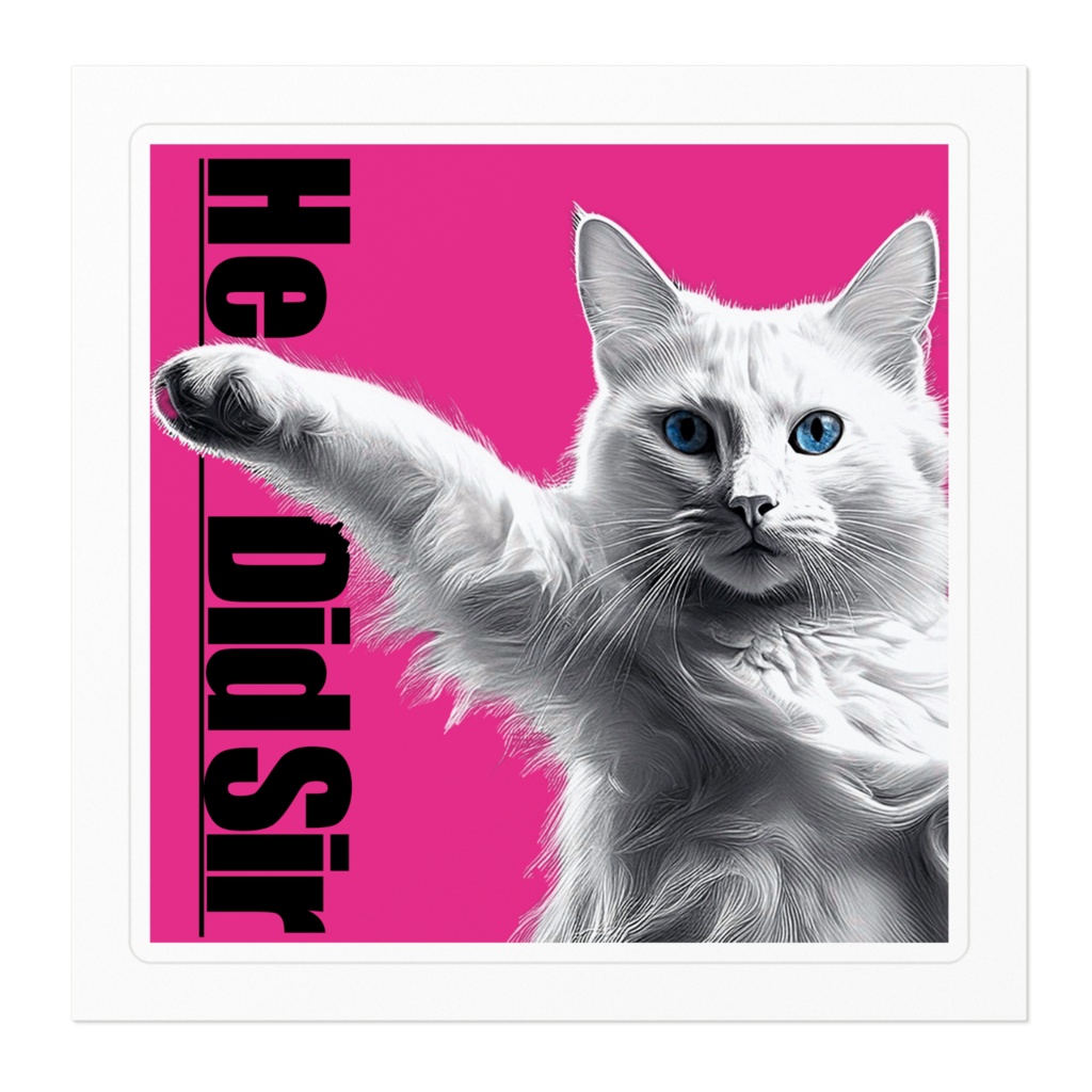 彼がやりました/He did… maybe