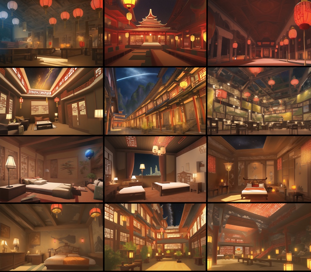 【著作権フリー中華ファンタジー背景素材集】70種