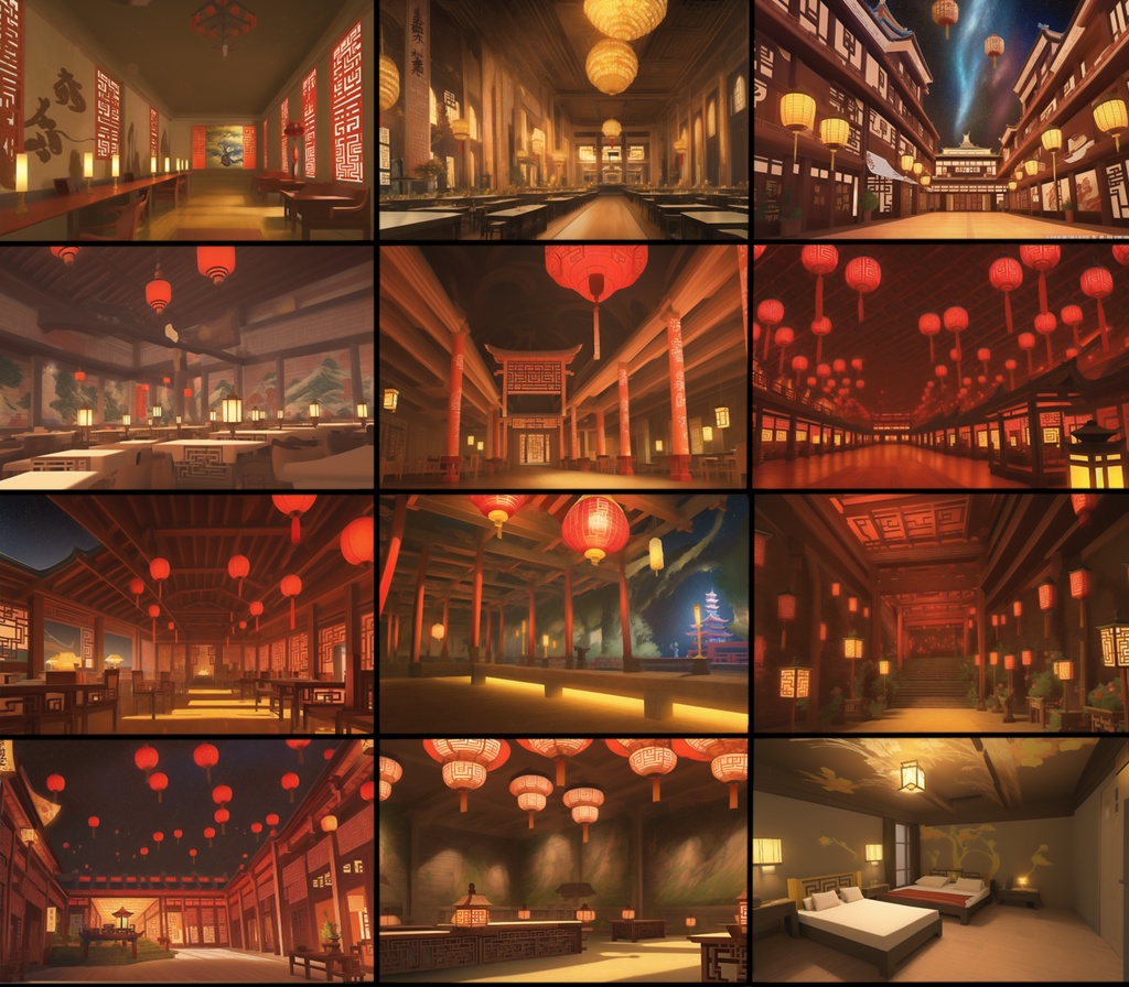 【著作権フリー中華ファンタジー背景素材集】70種