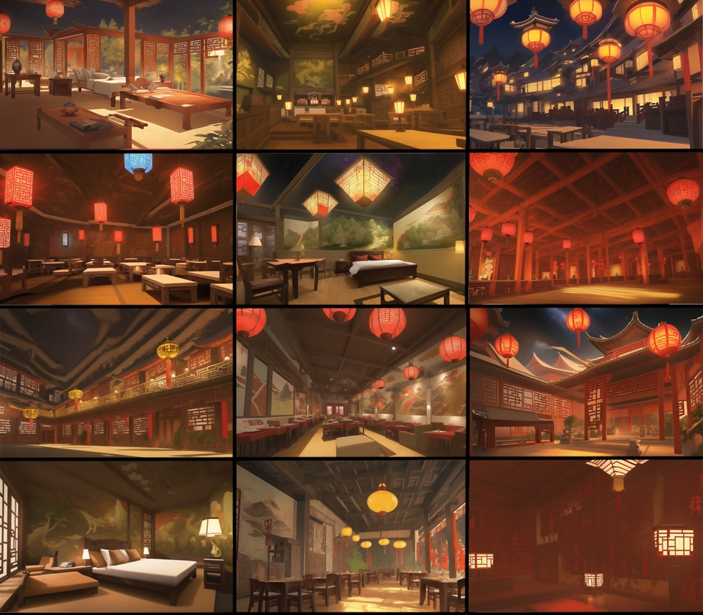 【著作権フリー中華ファンタジー背景素材集】70種