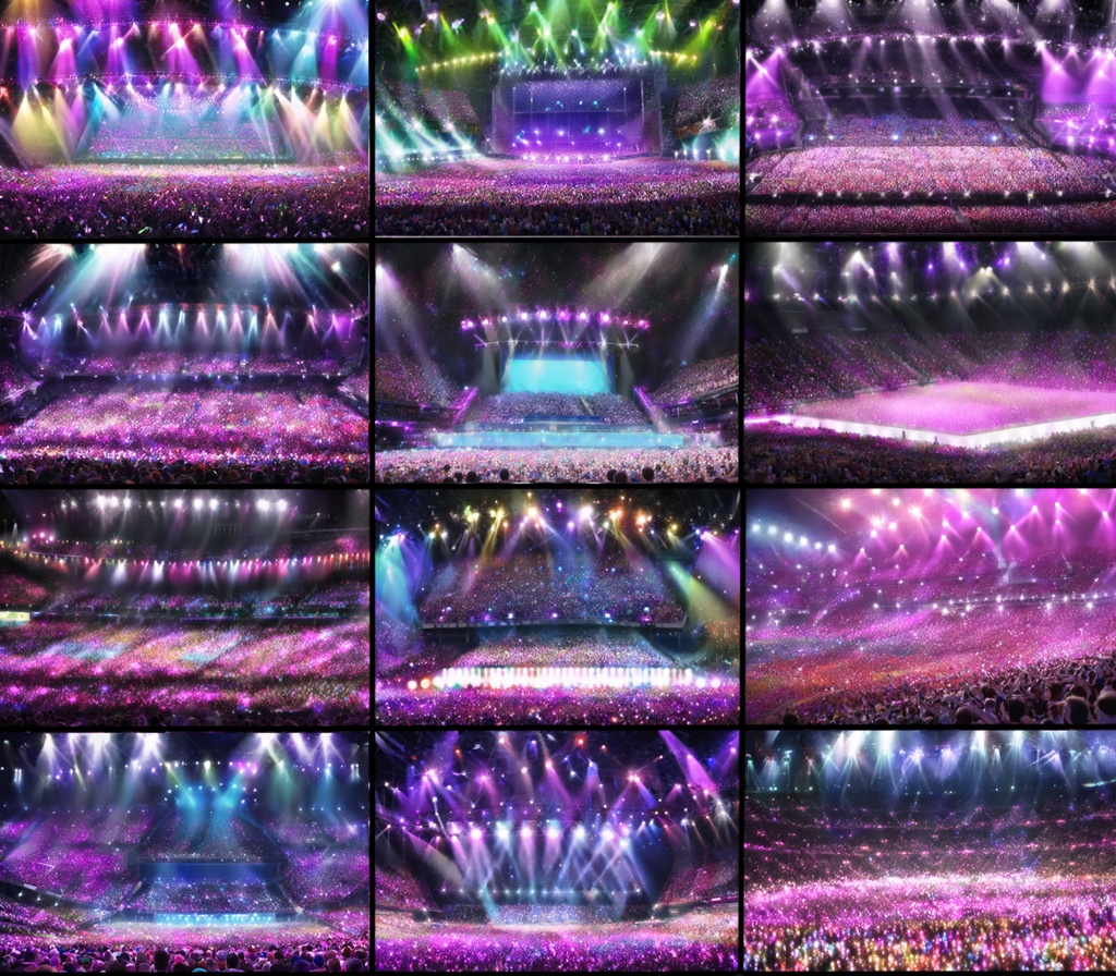 【著作権フリー背景素材集】ライブ会場70種