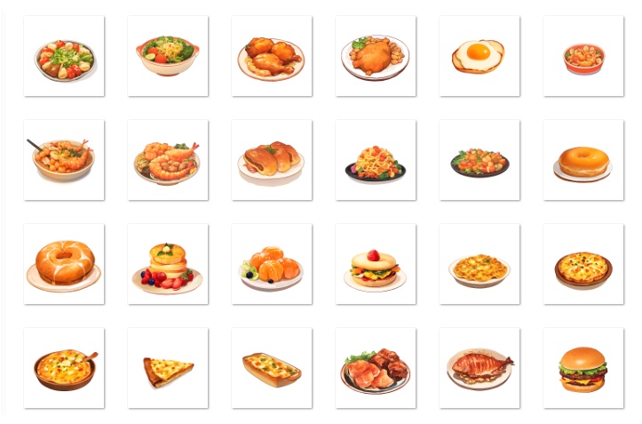 【著作権フリー素材集】料理イラスト150種