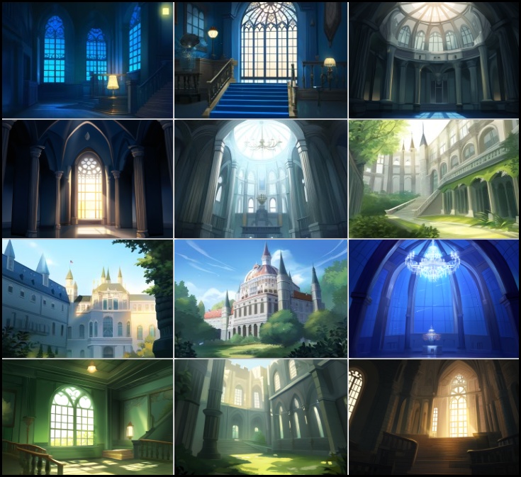 【著作権フリーファンタジー背景素材集】城②75種