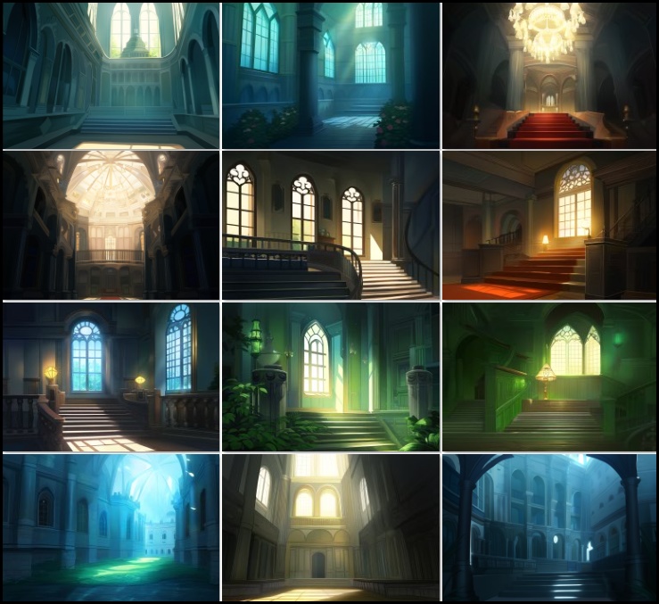 【著作権フリーファンタジー背景素材集】城②75種