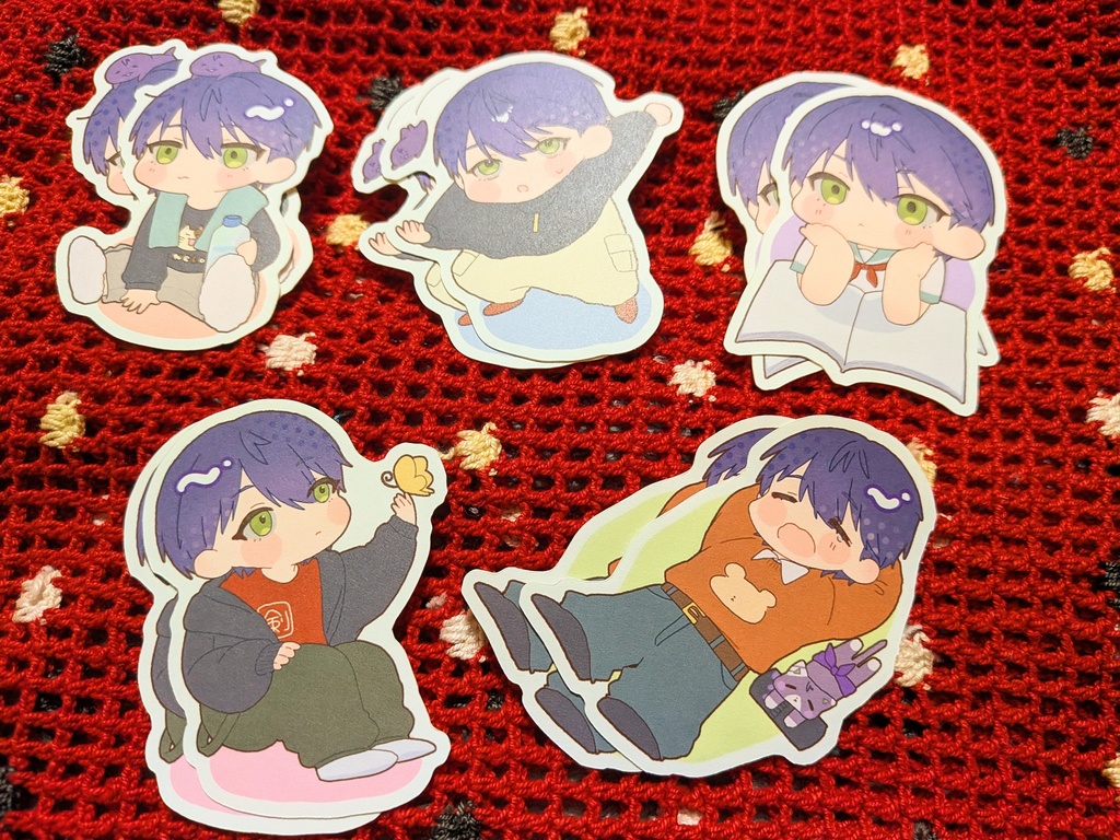 剣持捏造ステッカーセット