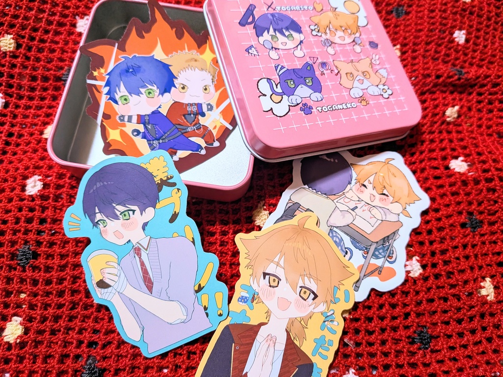 咎人ステッカー缶