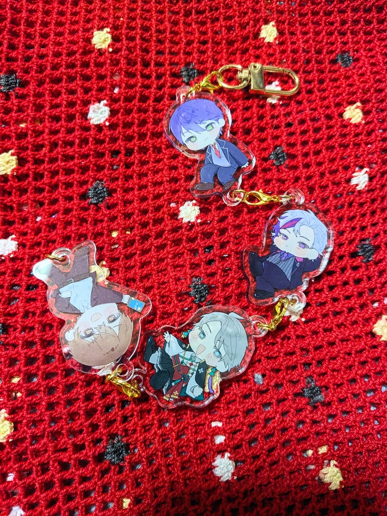 ろふまお繋がるアクリルキーホルダー