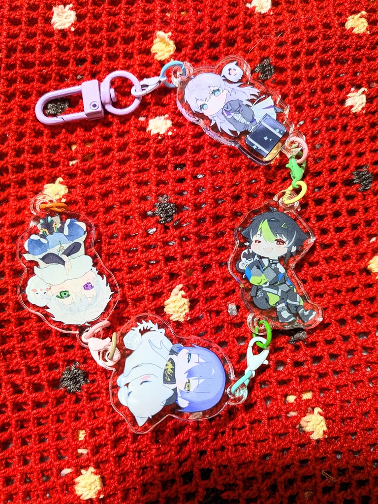 Dytica繋がるアクリルキーホルダー