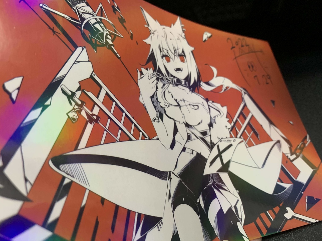 完全受注販売品!怠惰直筆名刺~5周年記念~次買うと14番目!