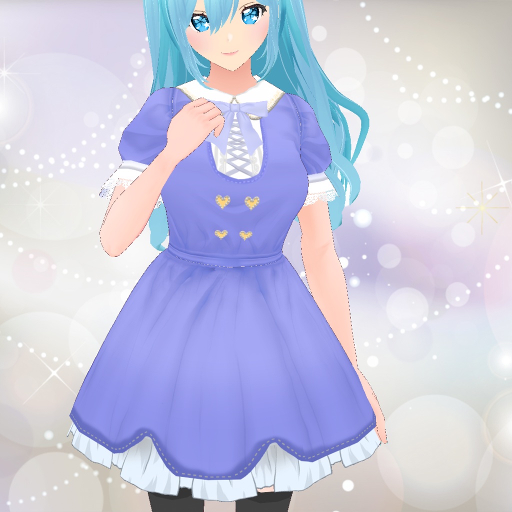 【β版】シフォンな色違いワンピ