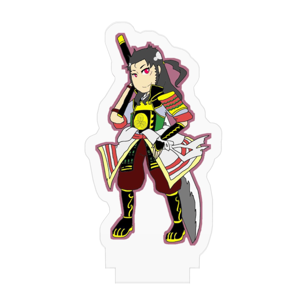 戦国無双3島左近アクリルフィギュアak