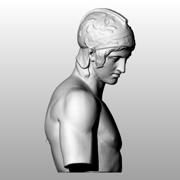 【3Dスキャンモデル】石膏像 マルス