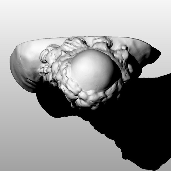 【3Dスキャンモデル】石膏像 モリエール