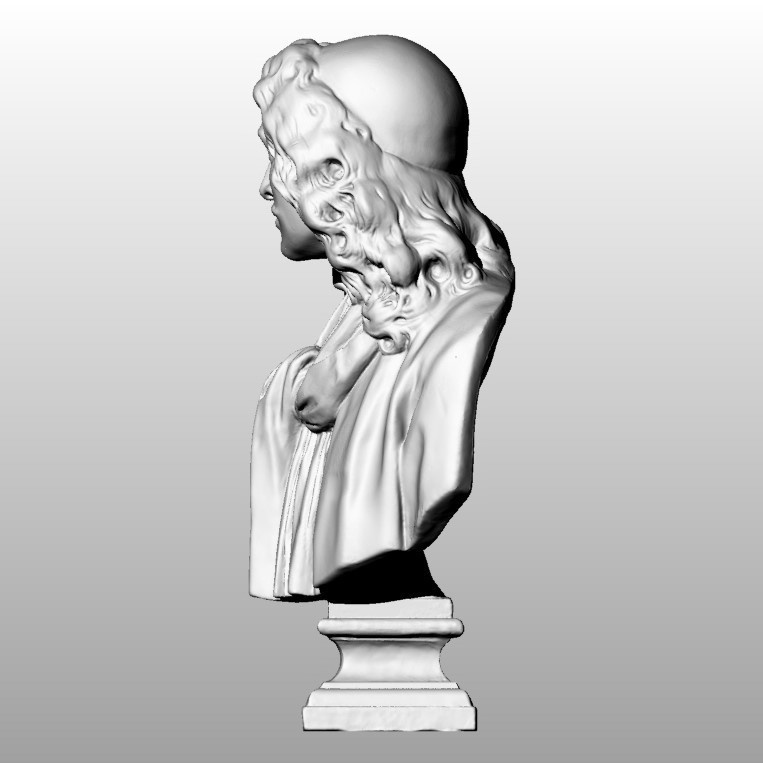 【3Dスキャンモデル】石膏像 モリエール