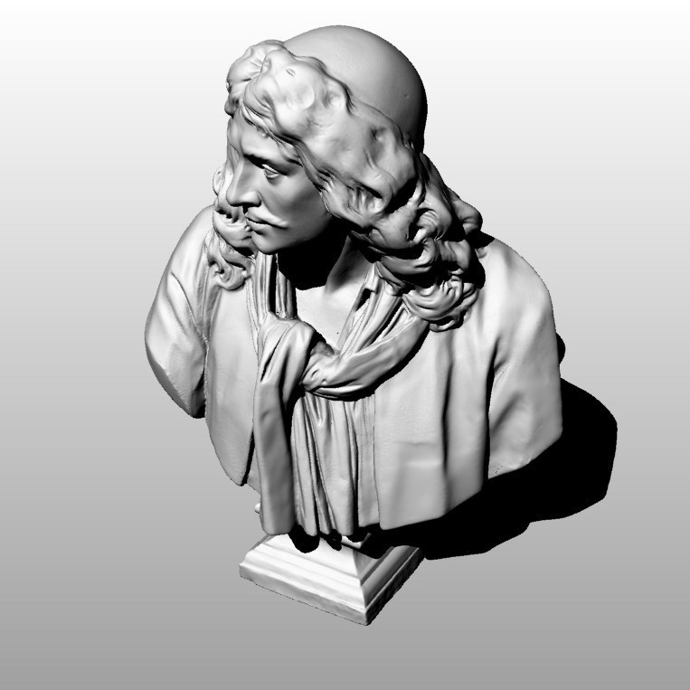 【3Dスキャンモデル】石膏像 モリエール