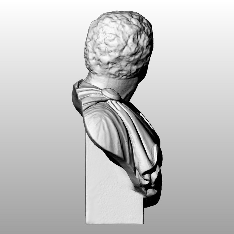 【3Dスキャンモデル】石膏像 ブルータス