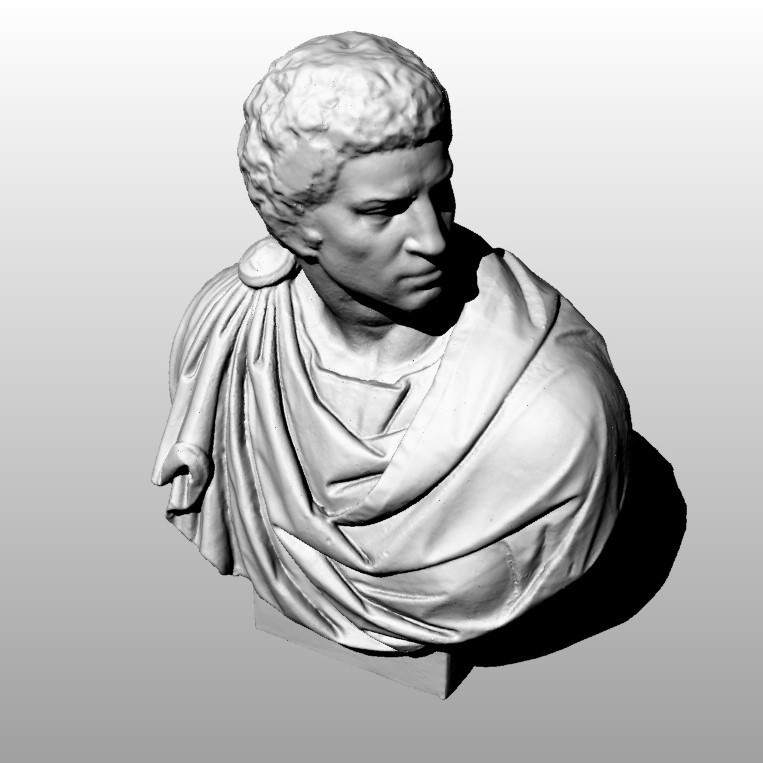 【3Dスキャンモデル】石膏像 ブルータス