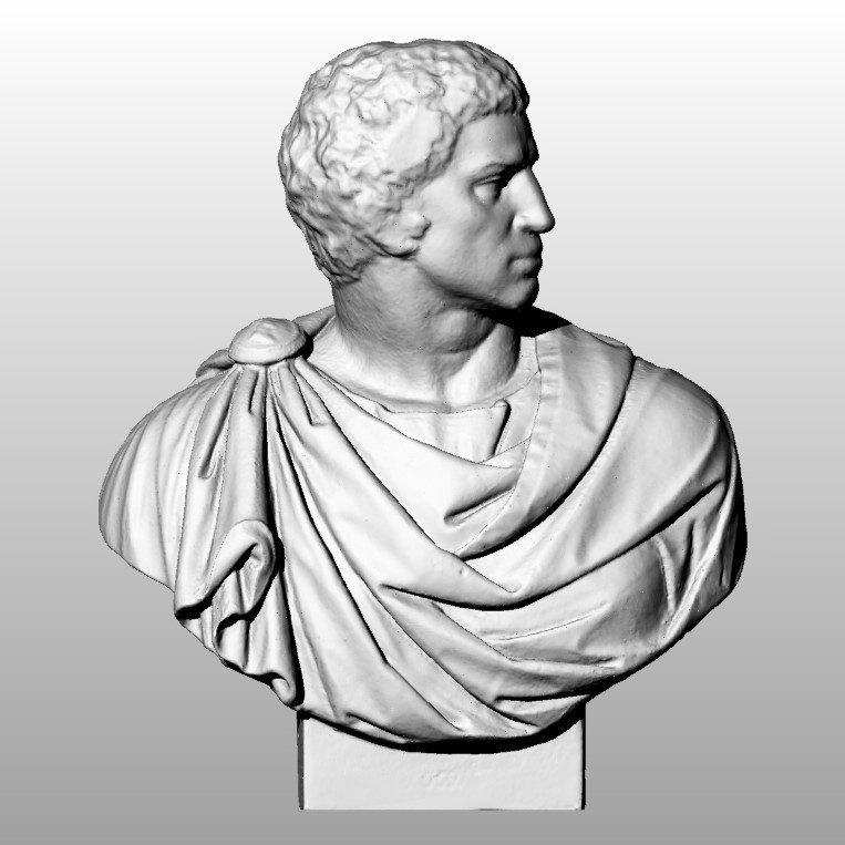 【3Dスキャンモデル】石膏像 ブルータス