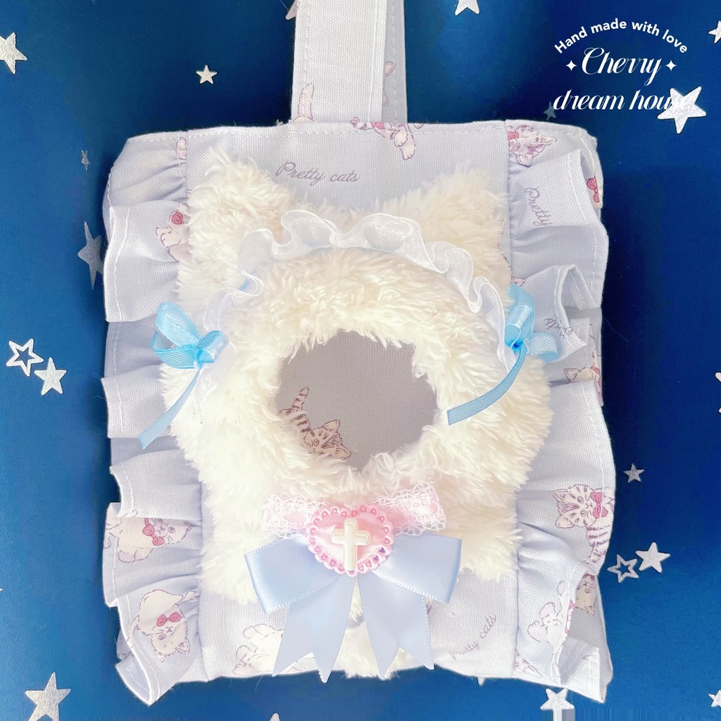 ぬいとお出かけ トートバッグ 痛バッグ ちいかわ ちびぐるみ 推し活 ぬい活 可愛い