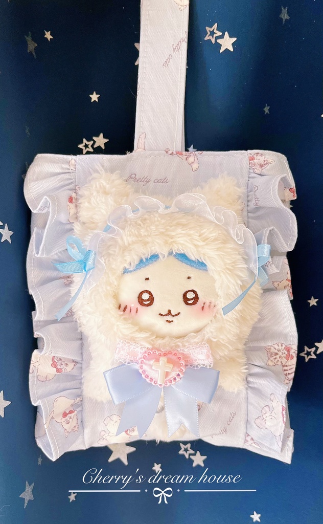 ぬいとお出かけ トートバッグ 痛バッグ ちいかわ ちびぐるみ 推し活 ぬい活 可愛い