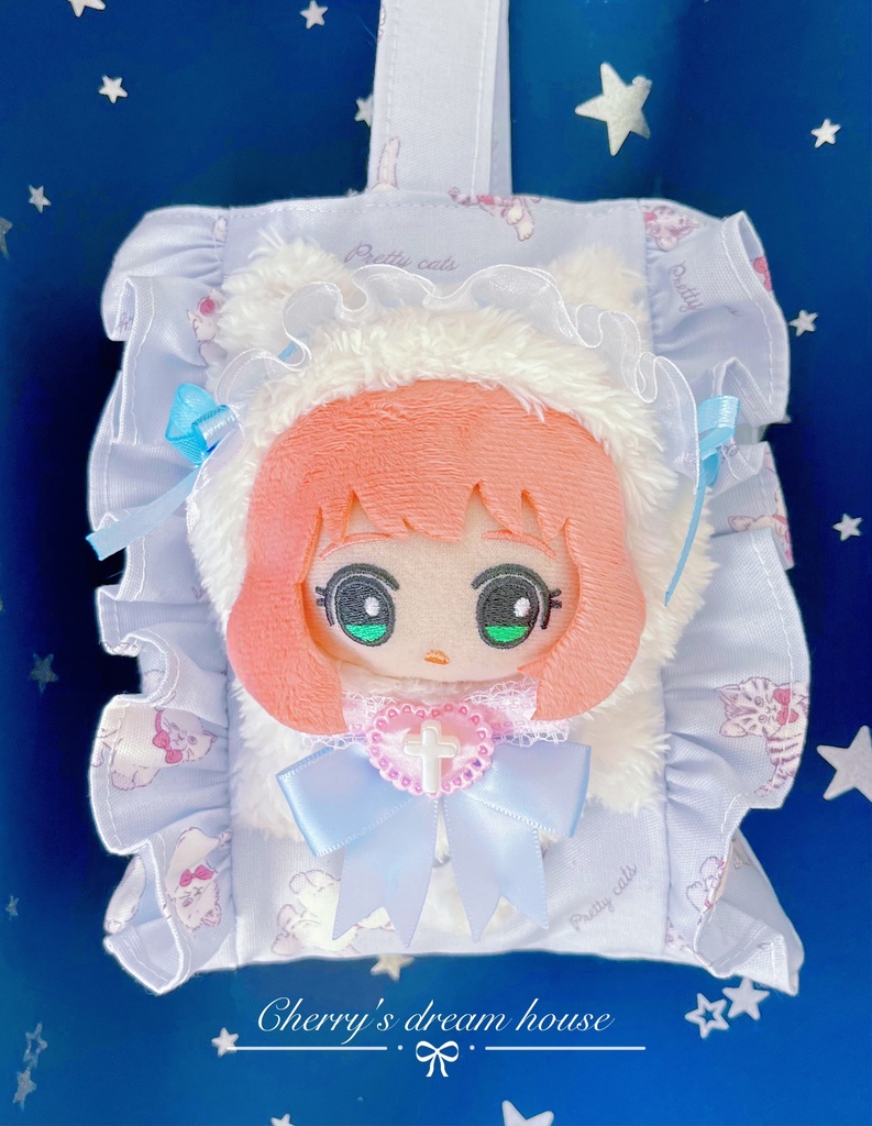 ぬいとお出かけ トートバッグ 痛バッグ ちいかわ ちびぐるみ 推し活 ぬい活 可愛い