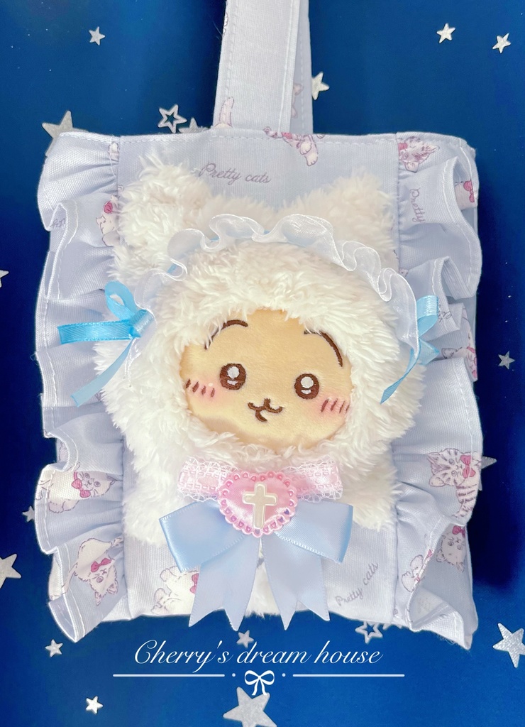 ぬいとお出かけ トートバッグ 痛バッグ ちいかわ ちびぐるみ 推し活 ぬい活 可愛い